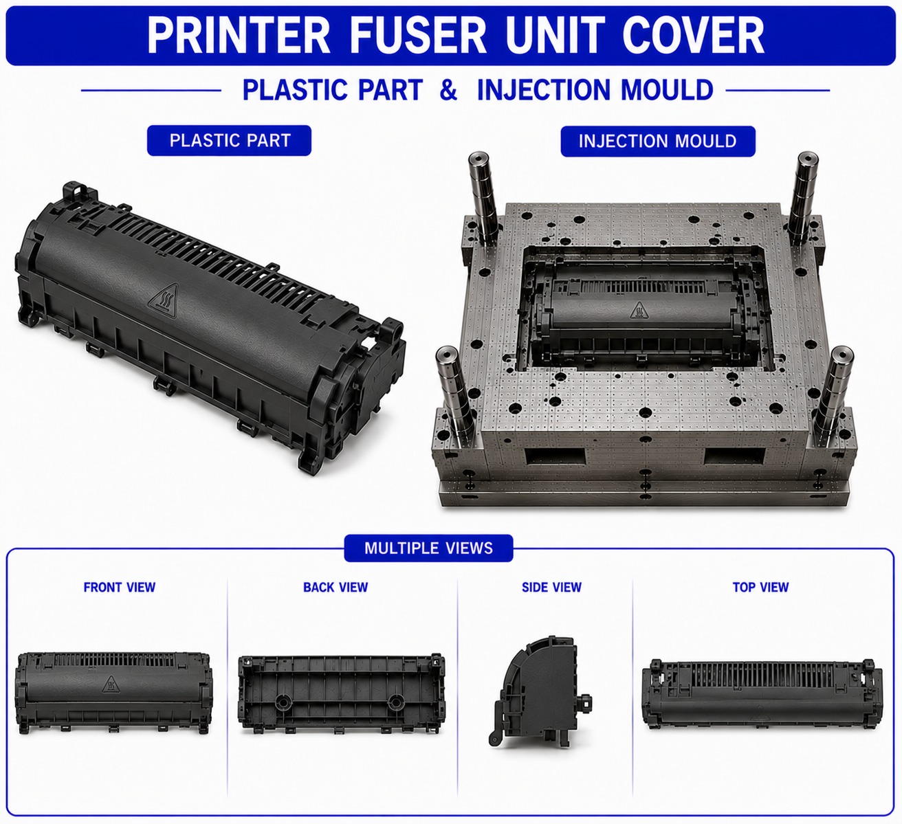 Printer Plastic Fuser Unit Cover